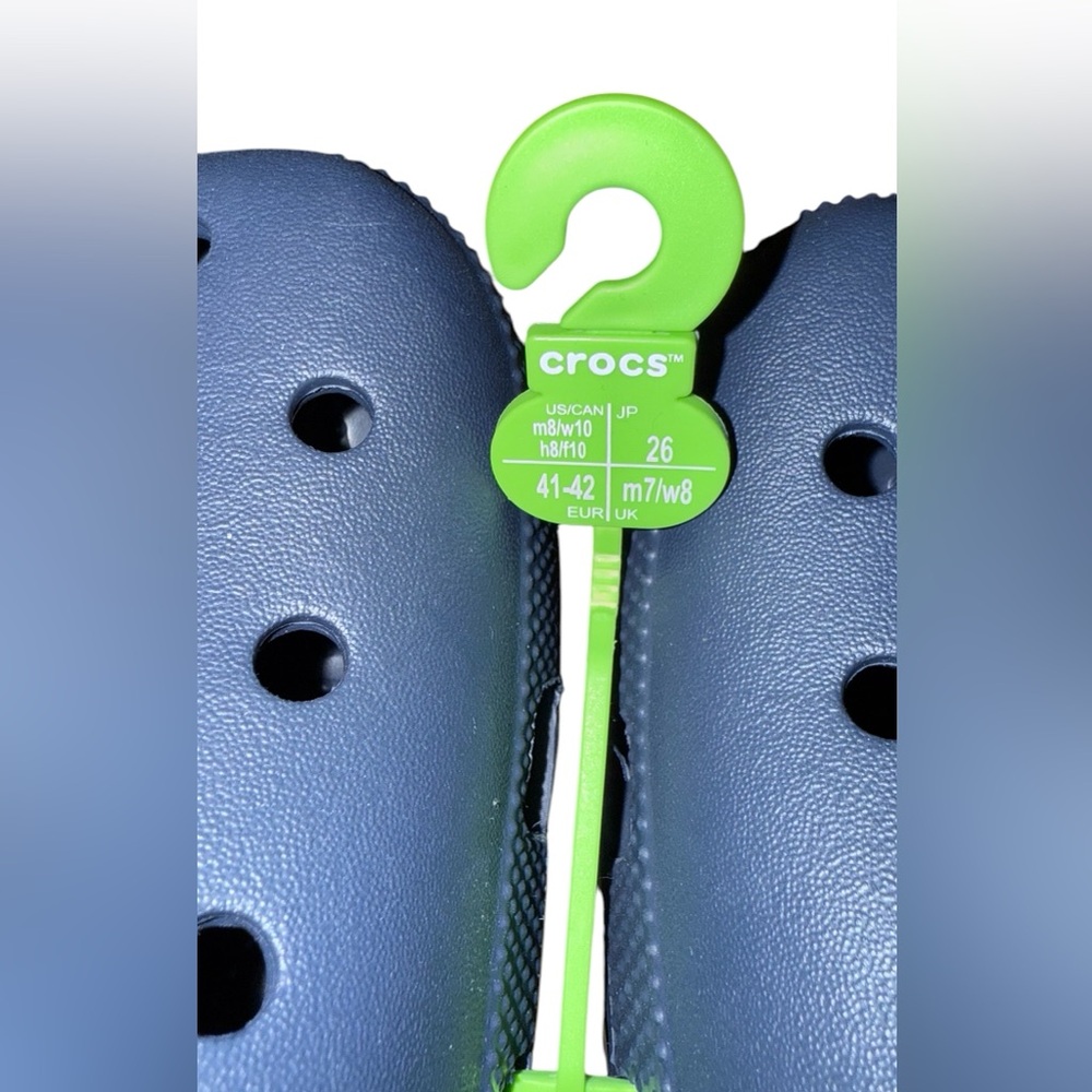 Crocs Classic Clog Unisex Multiple Sizes Navy Blue - Picture 8 of 9